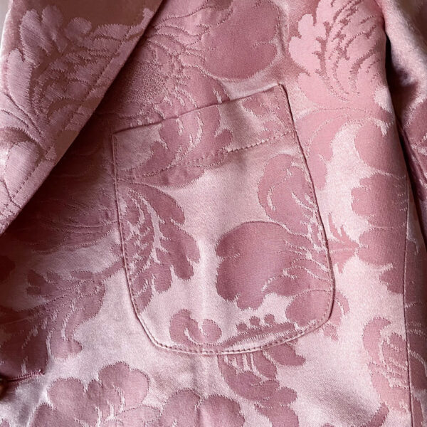 blazer rose satin Elephant Paris Couture