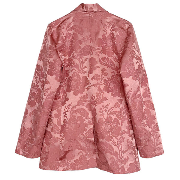 blazer rose satin Elephant Paris Couture