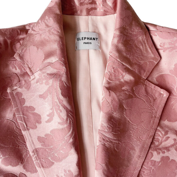 blazer rose satin Elephant Paris Couture