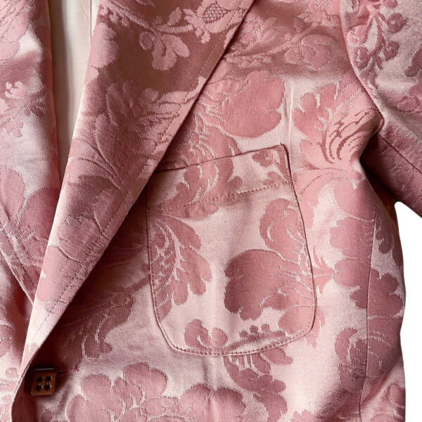 blazer rose satin Elephant Paris Couture