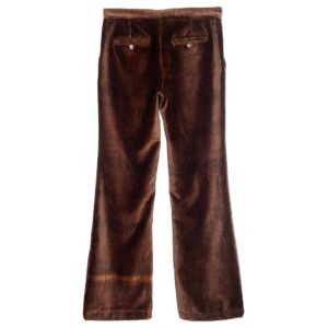 pantalon costume velours brun Elephant Paris Couture