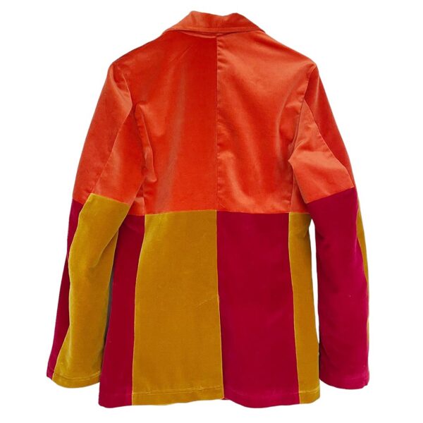 blazer velours tricolor Elephant Paris Couture