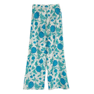 elephant flare butterfly soie fleurs bleues Elephant Paris Couture