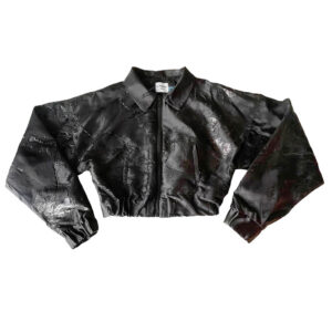 bombers noir lurex soie Elephant Paris Couture