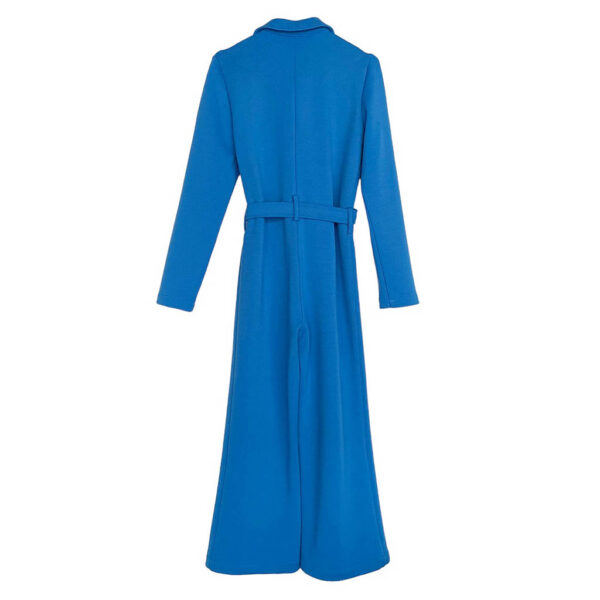 combiflare bleue jersey laine Elephant Paris Couture