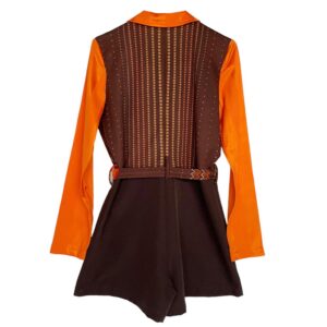 combishort orange chocolat Elephant Paris Couture