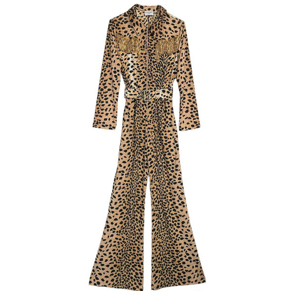 Combinaison flare Ladybug leopard Elephant Paris Couture