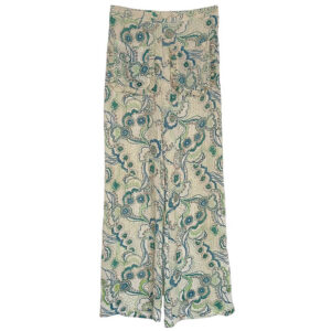 elephant flare butterfly beige fleurs bleues Elephant Paris Couture