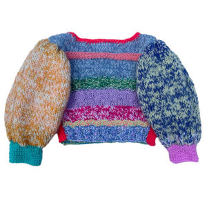 mini pull crochet multicolore Elephant Paris Couture