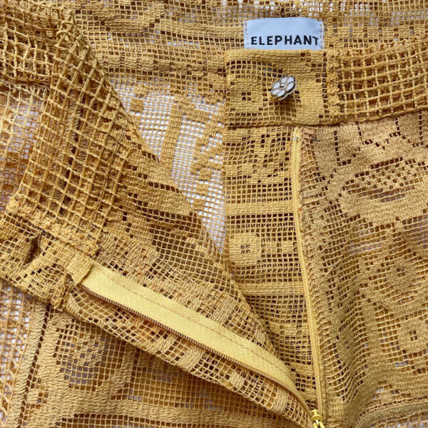 elephant flare moutarde Elephant Paris Couture