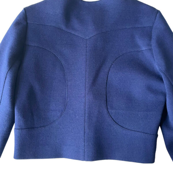 micro veste squirrel marine jersey laine Elephant Paris Couture