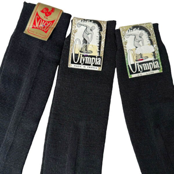 Grandes chaussettes Olympia Solco Elephant Paris vintage