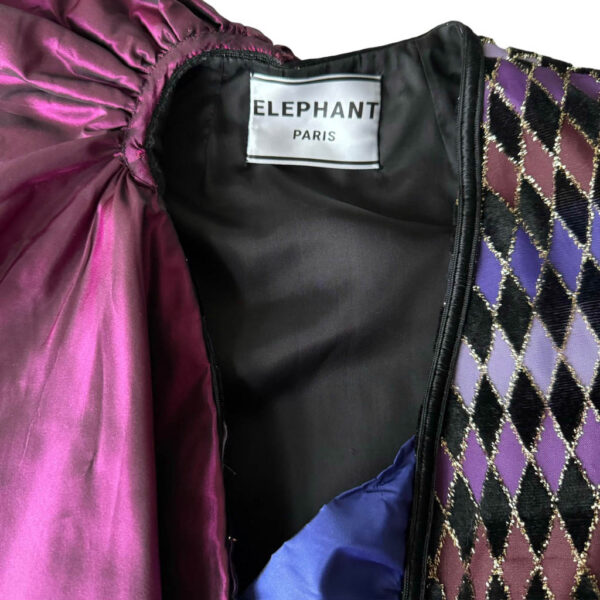 Robe boléro taffetas Elka Elephant Paris Couture