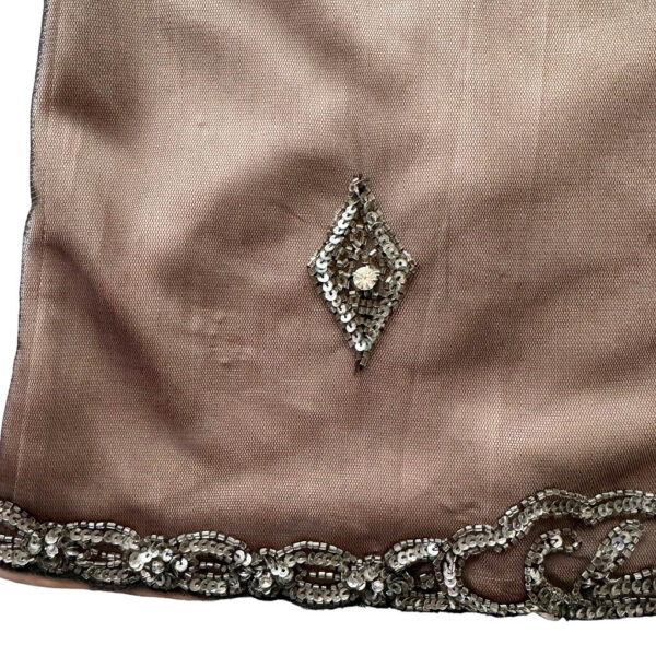 Robe Antik Batik soie strass Elephant Paris vintage