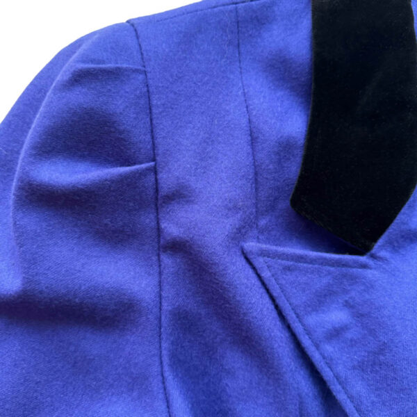 Robe manteau Manuelbe violet Elephant Paris vintage