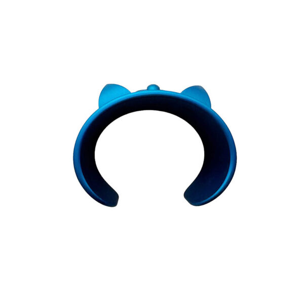 Bracelet de chien bleu Hermes Elephant Paris vintage