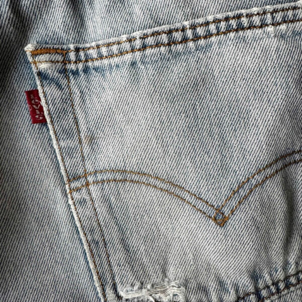 Short jean Levis501 80s Elephant Paris vintage