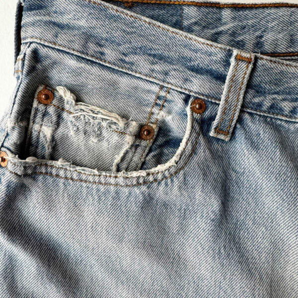 Short jean Levis501 80s Elephant Paris vintage