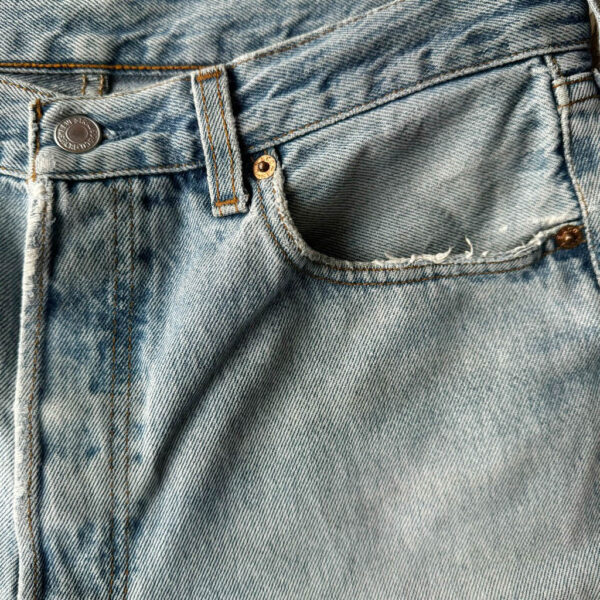 Short jean Levis501 80s Elephant Paris vintage