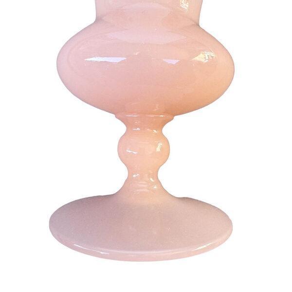 Vase coupe Opaline rose Elephant Paris vintage