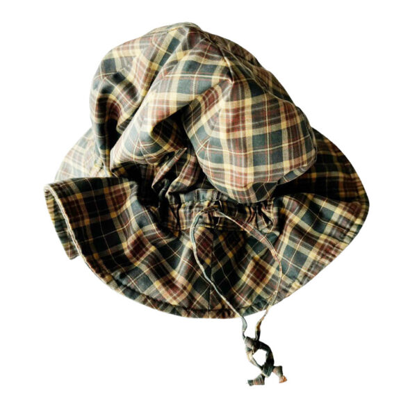 Bob de pluie tartan 70s Elephant Paris vintage