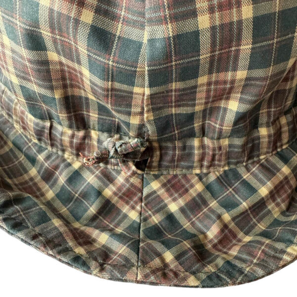 Bob de pluie tartan 70s Elephant Paris vintage