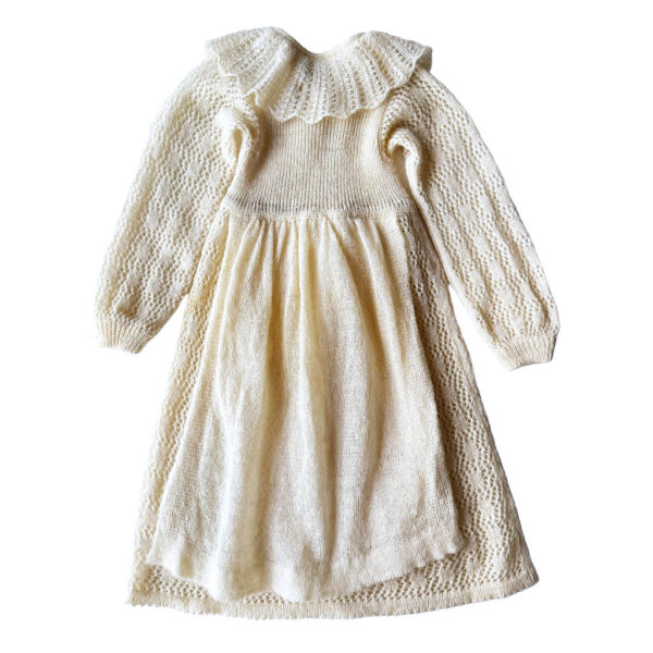 Robe tablier mohair Essegi 70s Elephant Paris vintage