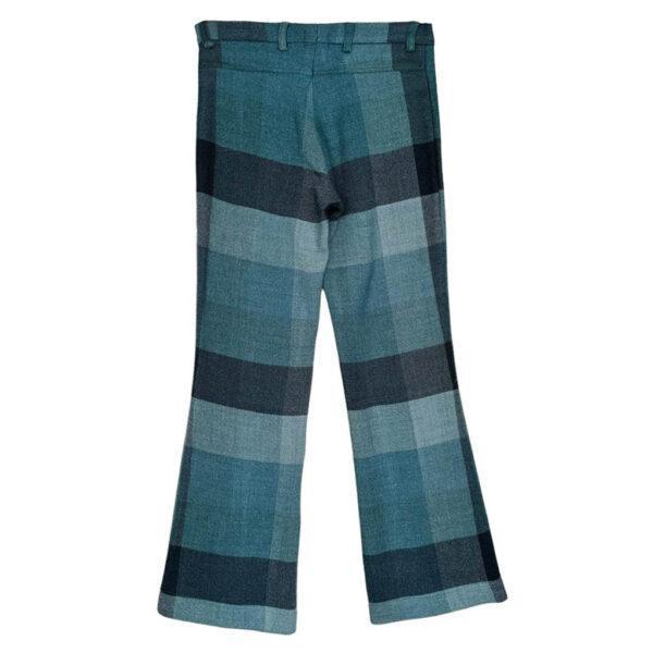 Pant tartan bleu Elephant Paris Design