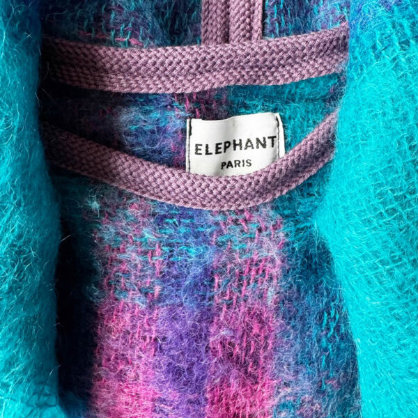 Top mohair turquoise Elephant Paris Couture