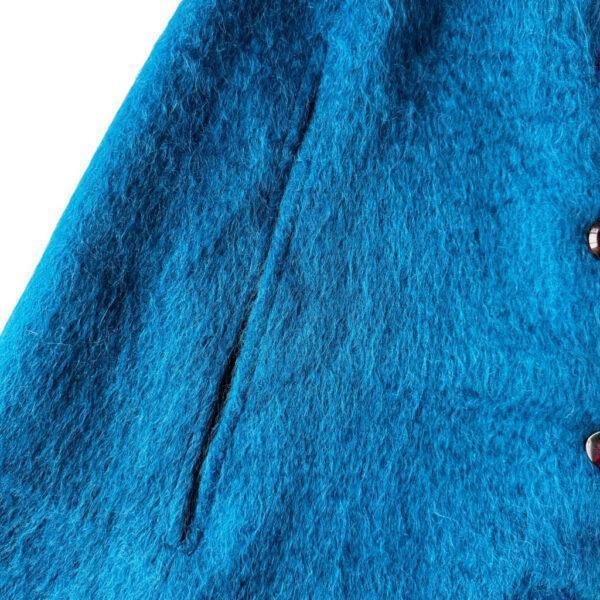 Mini cape laine bleue Elephant Paris Design