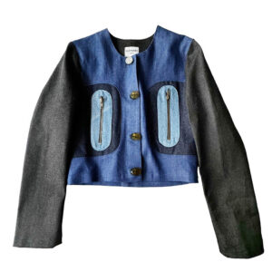 Mini veste squirrel jeans Elephant Paris Design