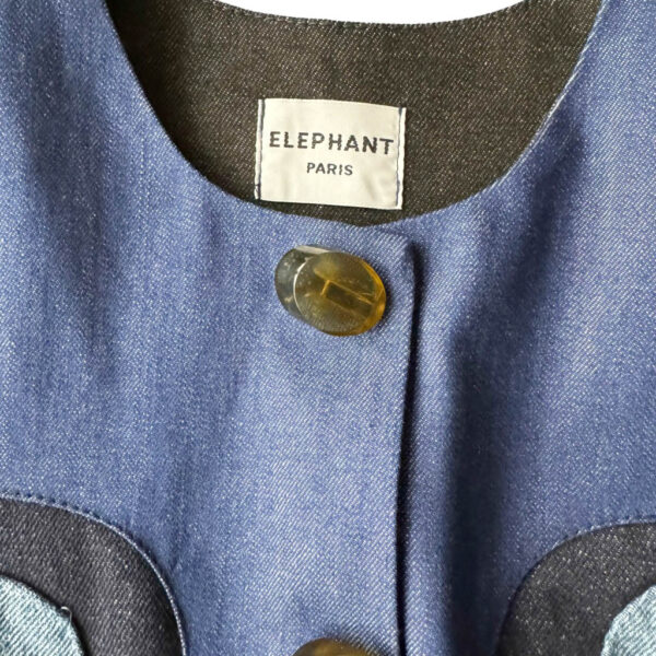 Mini veste squirrel jeans Elephant Paris Design