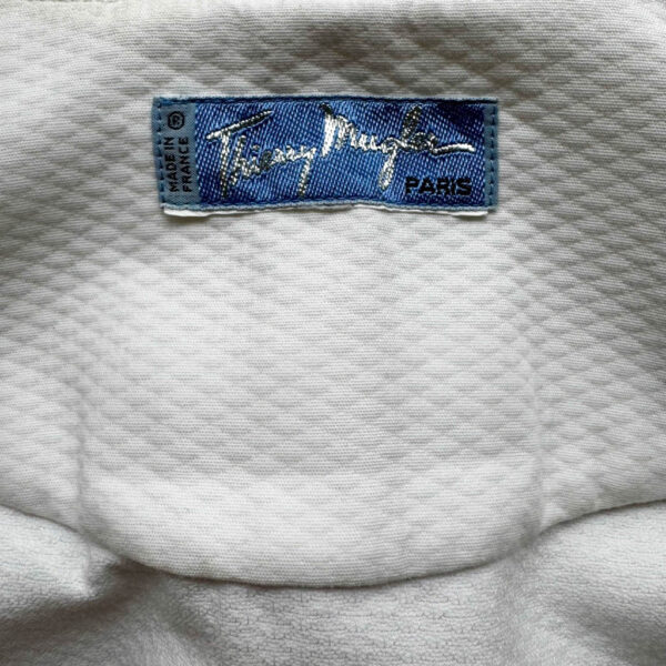 Robe pique de coton Thierry Mugler Elephant Paris vintage