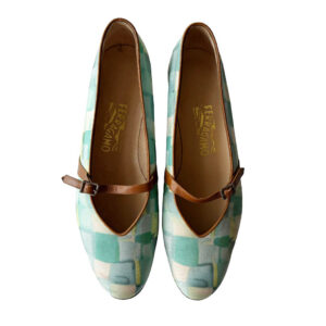 Ballerines Ferragamo Florence Elephant Paris vintage