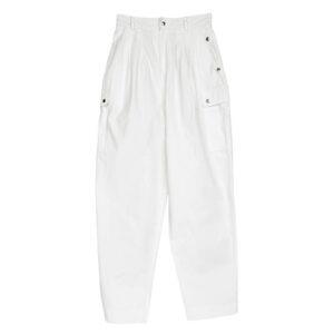 Pantalon blanc coton Guy Laroche Elephant Paris Vintage