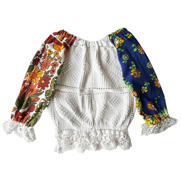 Blouse coton crochet blanc Elephant Paris Design