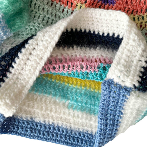 Pull crop crochet multicolore Elephant Paris Design