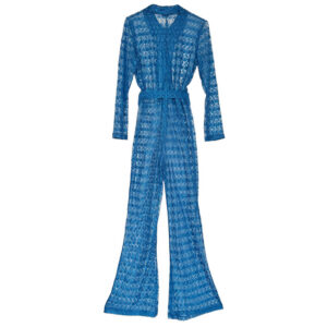 Jumpsuit dentelle bleue Elephant Paris Design