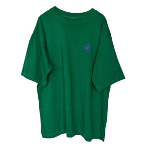 Tshirt vert Kway 80s Elephant Paris Vintage