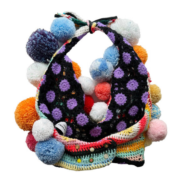 Cache coeur pompoms Elephant Paris Design