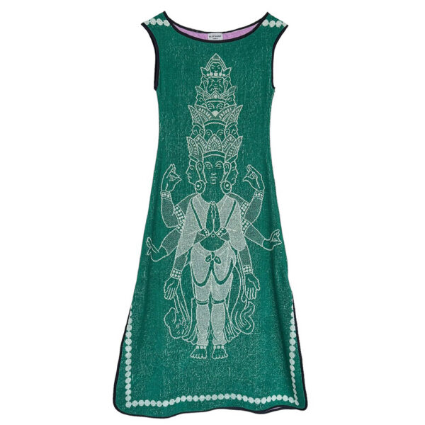 Robe trapèze éponge Hindou Elephant Paris Design