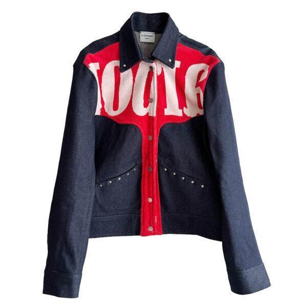 Veste Miami jean brut éponge Elephant Paris Design