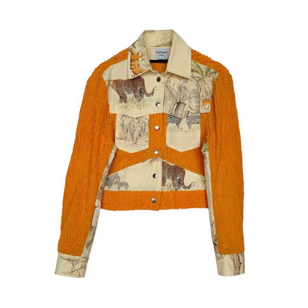 Veste Vegas Caterpillar orange Elephant Paris Design