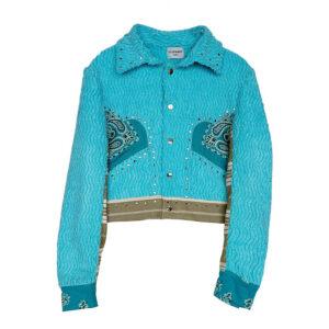 Veste Miami Caterpillar turquoise Elephant Paris Design