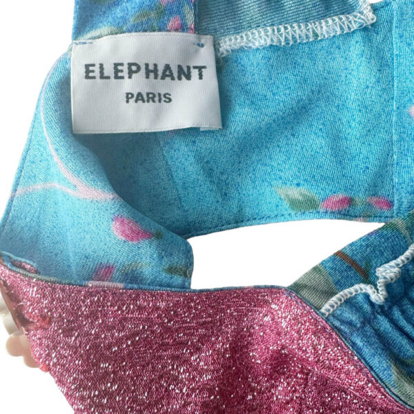 Brassière volants rose bleue Elephant Paris Design