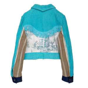 Veste Miami Caterpillar turquoise Jouy Elephant Paris Design