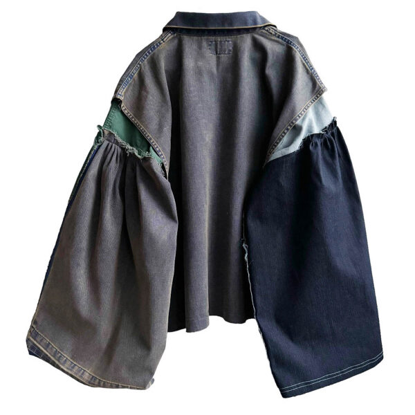 Vareuse multi denim oversize Elephant Paris Design