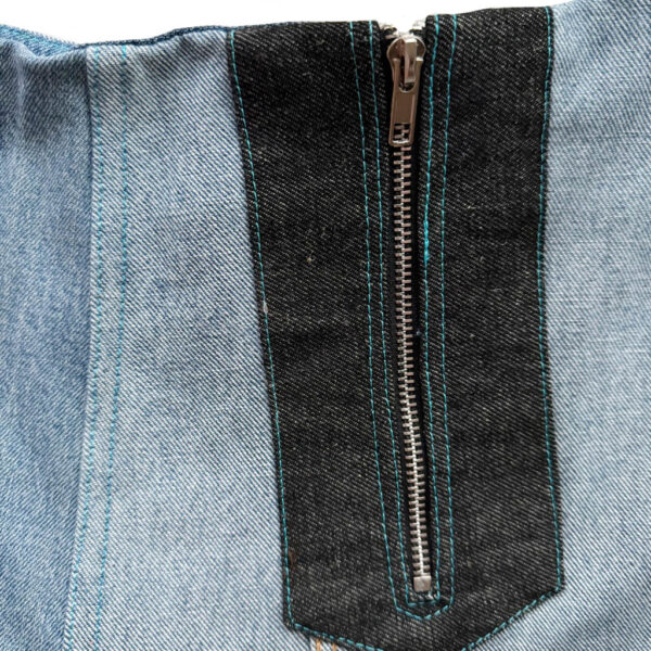 Pattes d"Eph patchwork jean zips Elephant Paris Design