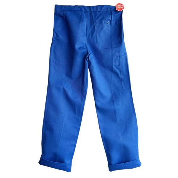 Pantalon bleu de travail Sanfor Elephant Paris Vintage