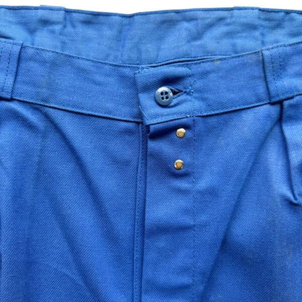 Pantalon bleu de travail Sanfor Elephant Paris Vintage